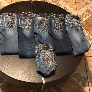 6 miss me jeans sz7 1 sz.7 miss me shorts